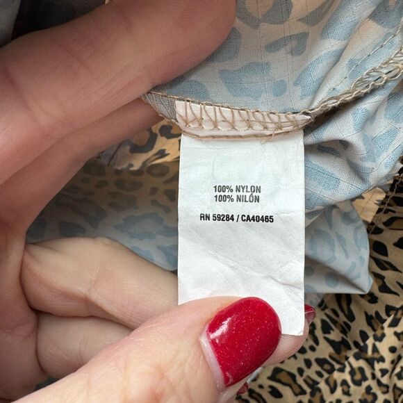 Children’s Place Rain Jacket Windbreaker Girl XL Animal Print Hooded Quarter Zip - Picture 12 of 16